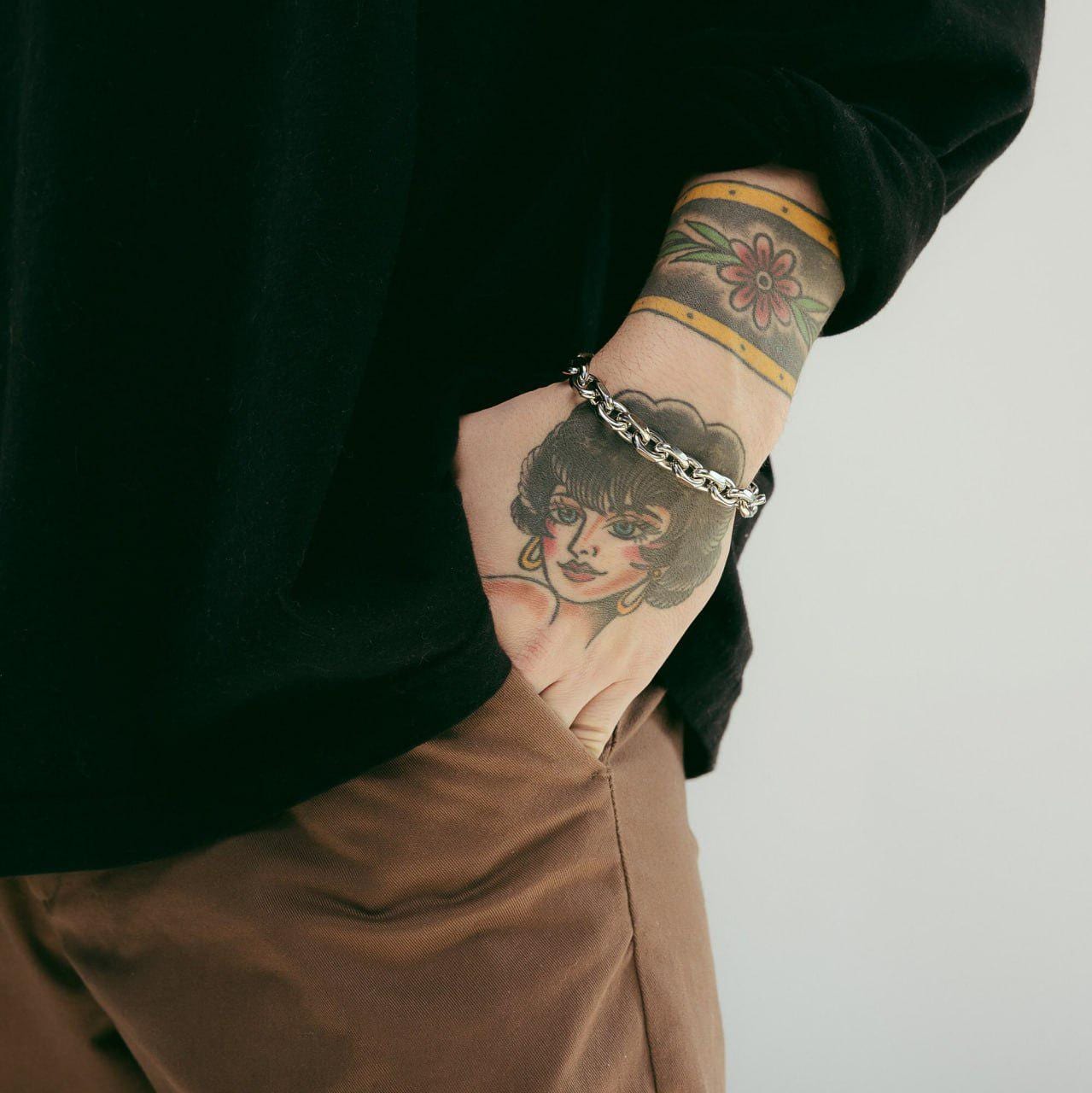 Stainless Steel Chain Bracelet for Men