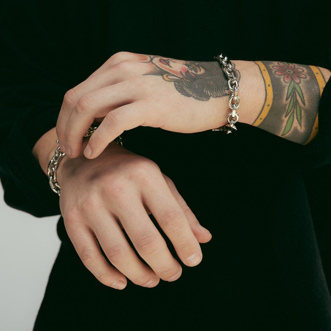 Stainless Steel Chain Bracelet for Men