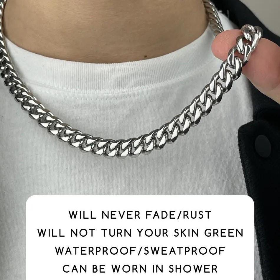 High Polished Cuban Link Necklace