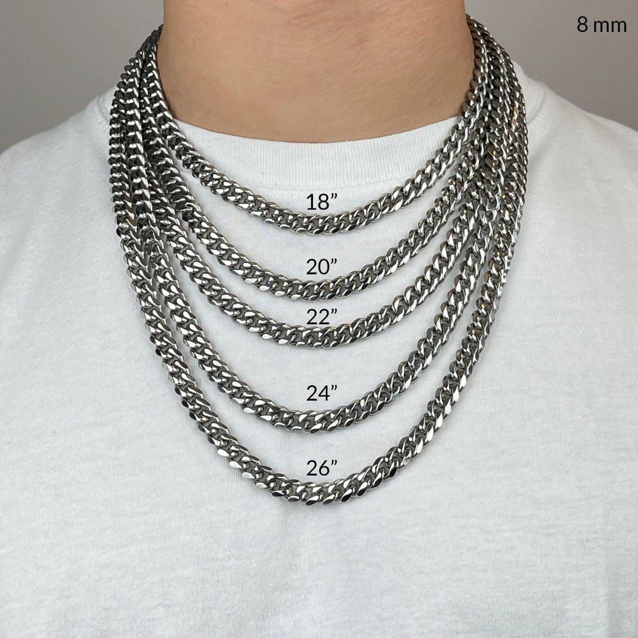 High Polished Cuban Link Necklace