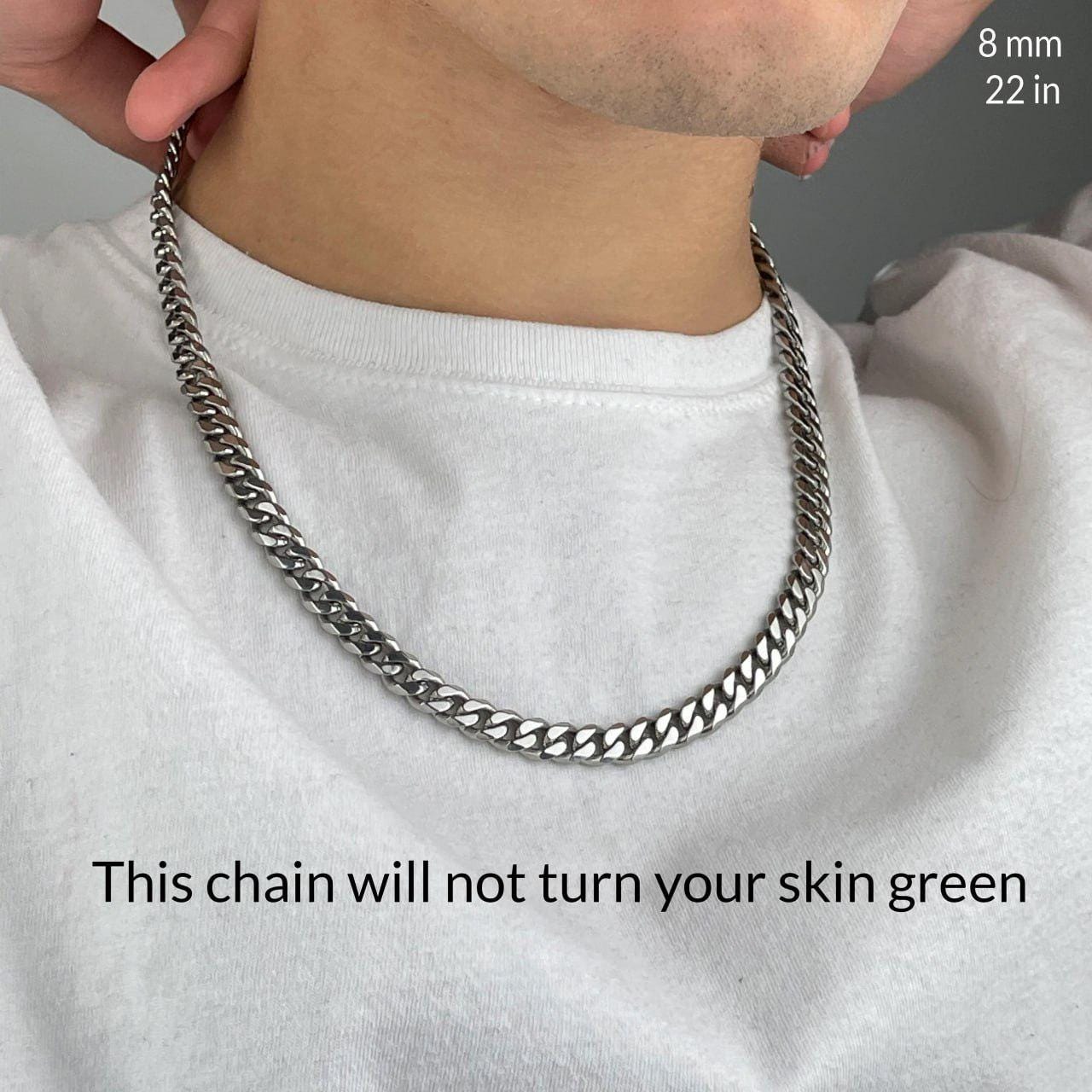 High Polished Cuban Link Necklace
