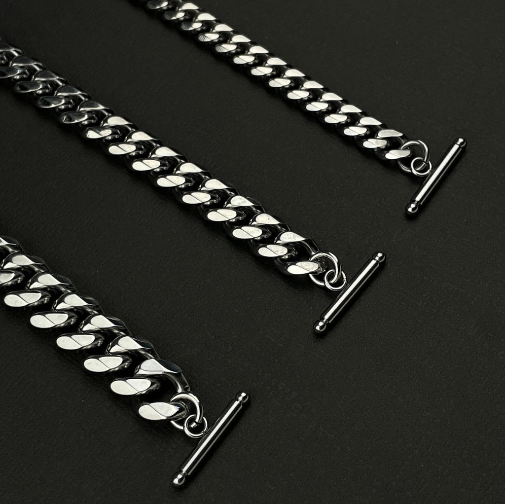High Polished Cuban Link Bracelet