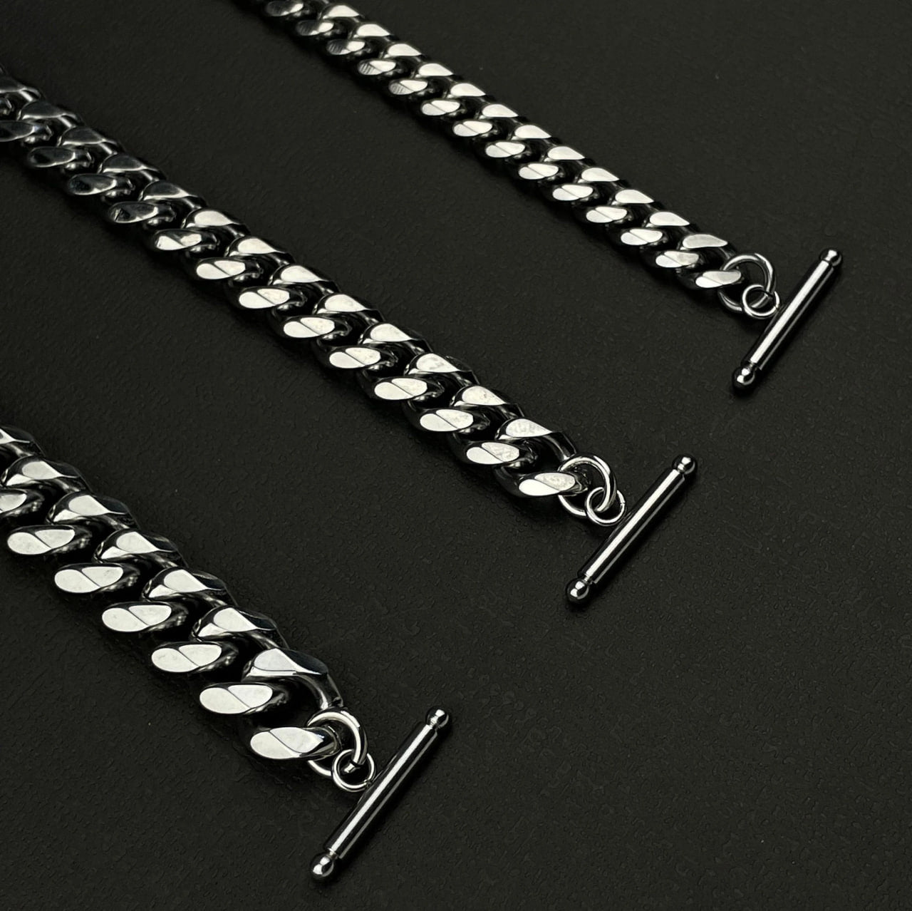 High Polished Cuban Link Bracelet