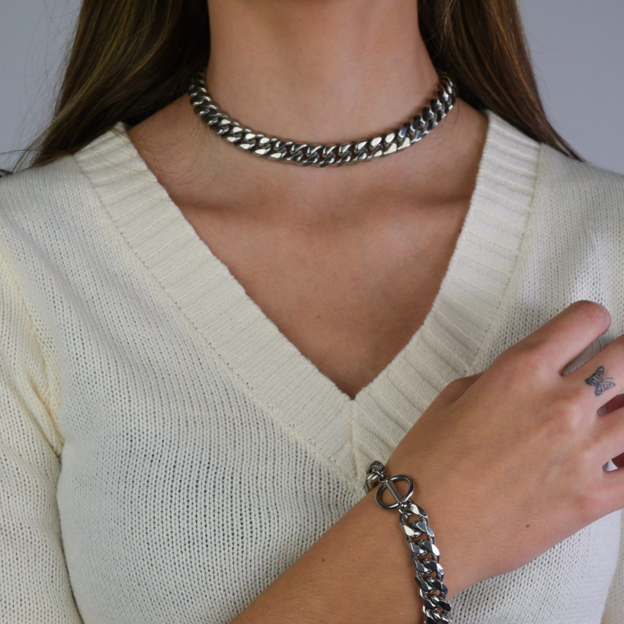High Polished Cuban Link Bracelet